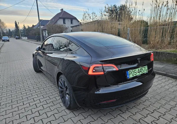 lubelskie Tesla Model 3 cena 145700 przebieg: 44000, rok produkcji 2021 z Wrocław